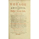 Africa.- Lobo (Jerome) A Voyage to Abyssinia, First English Edition (translated from the French by