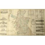 Moll (Hermann) The North Part of Great Britain called Scotland, large scale depiction of Scotland,