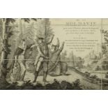 Moldavia.- Bawr (F. G. de) Carte de la Moldavie pour Servir à l'histoire militaire de la guerre