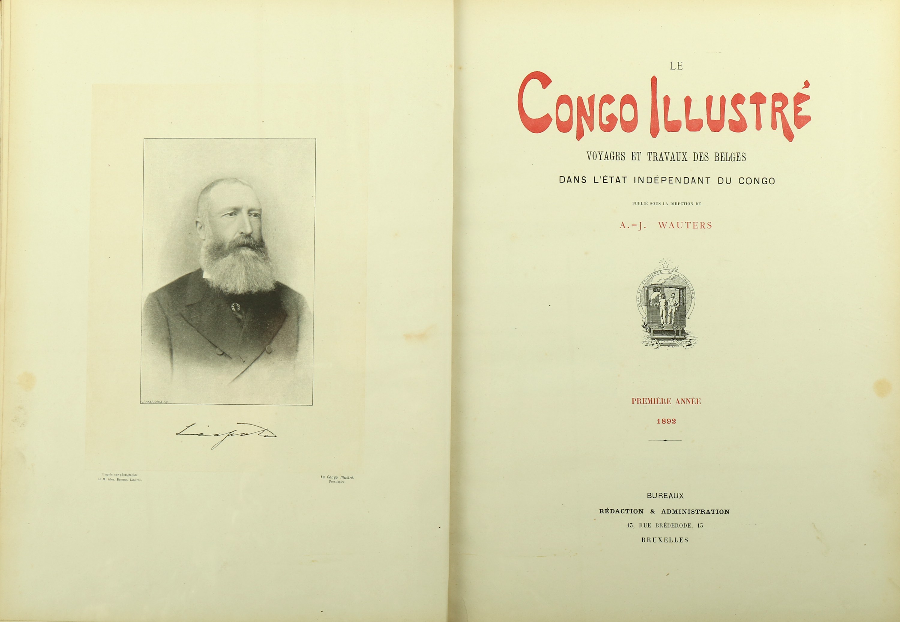 Africa.- Wauters (Alphonse Jules, editor) Le Congo Illustre, Voyages et Travaux des Belges dans l'