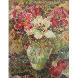 John McCutcheon, R.O.I. (1910-1995), 'Flowers in a Vase', signed 'F.MCCUTCHEON' (lower right), oil