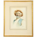 E. Fiorentino (Italian, early 20th Century), Portrait of an Italian Peasant, signed E. Fiorentino,