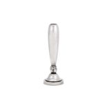 A 20th century Danish sterling silver vase, Copenhagen circa 1950, by Georg Jensen