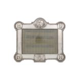 A Royal commemorative silver frame, London 1906, by the Goldsmiths & Silversmiths Company