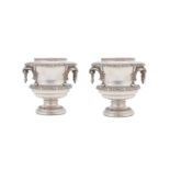 A pair of George IV Old Sheffield silver plate wine coolers, circa 1820-30