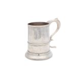 A George III antique sterling silver mug, Newcastle 1778, by William Stalker & John Mitchison