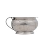 A South American unmarked silver chamber pot, circa 180