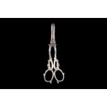 A pair of Victorian antique sterling silver grapes scissors, Birmingham 1870 by Thomas Prime & Son
