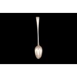 A George III Irish antique sterling silver basting spoon, Dublin 1775 by William Ward