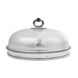 A George IV – William IV Old Sheffield Plate silver meat dome / cloche, English circa 1820-40