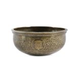 A VENETO-SARACENIC BRASS BOWL Possibly Mamluk Syri