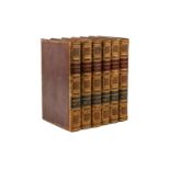 Bindings.- History Langhorne (John) and Langhorne (William) Plutarch’s Lives, 6 vol., engraved