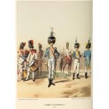 Military Uniforms I - The Imperial Guard of Napoleon Bonaparte, 16 colour plates, foxing to