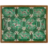 A CHINESE FAMILLE VERTE SWEET MEAT SET. Kangxi. The set of ten dishes of interlocking shapes,