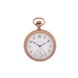 ELGIN USA. A GOLD FILLED OPEN FACE POCKET WATCH. Date: c.1900's. Case serial number: 5043260.