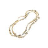 Chanel 'Coco Pearl' Sautoir, c. 2006, single string of faux pearls with Coco motif and gold tone