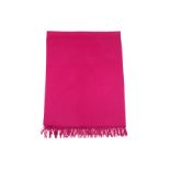 Hermes Magenta Cashmere Scarf, fringe trim, 70cm x 180cm  Condition Grade A Please refer to