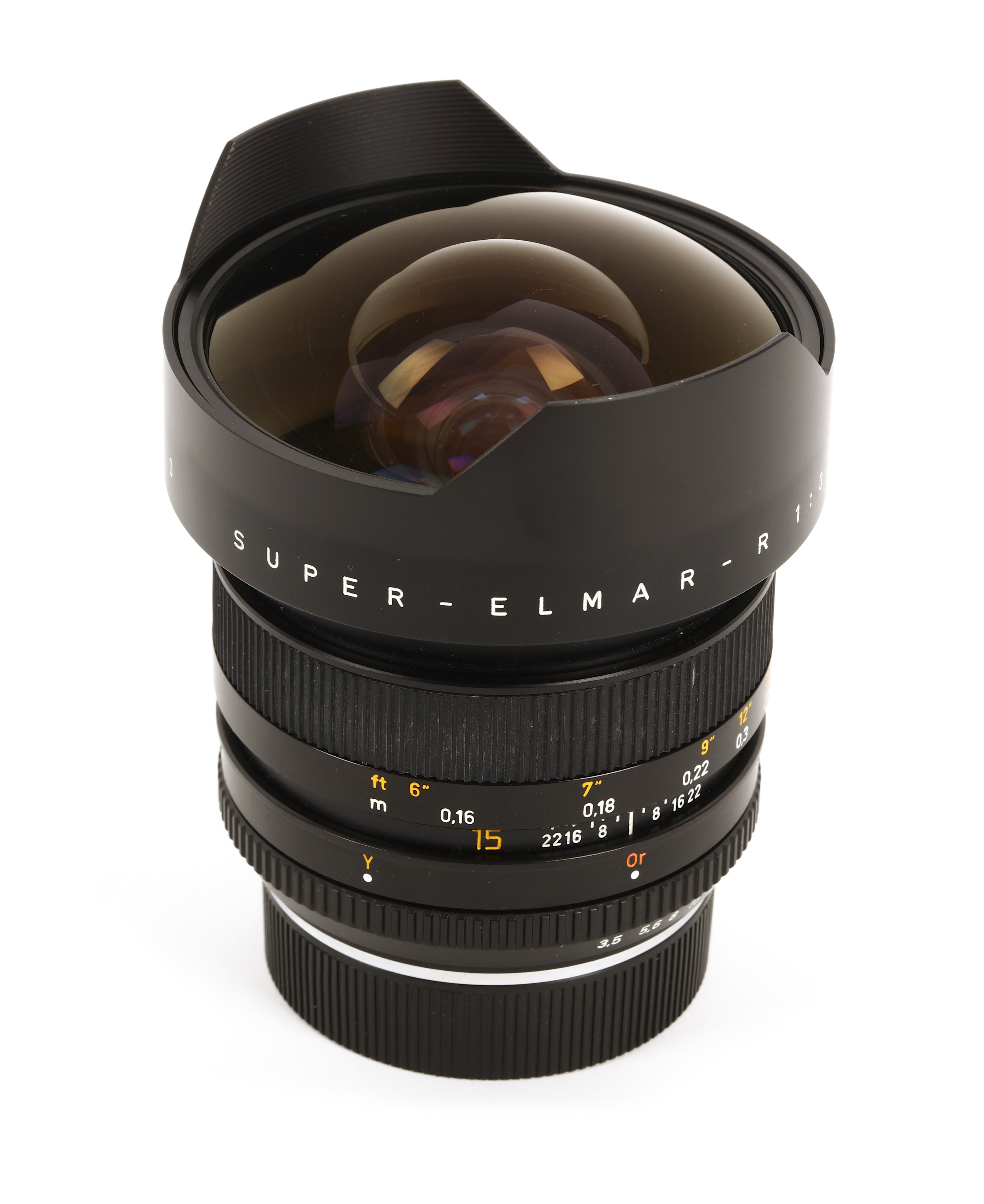 A Leitz Super-Elmar-R 15mm f/3.5 Lens,