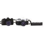 Canon A1 and AE1 Cameras
