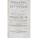 Herodotus Herodotou Halikarnasseos historion logoi…Herodoti Halicarnassei historiarum libri IX,