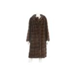 Chestnut Brown Mink Coat, 1960s, three quarter len