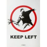 Banksy (British b.1974), 'Keep Left', 2006,