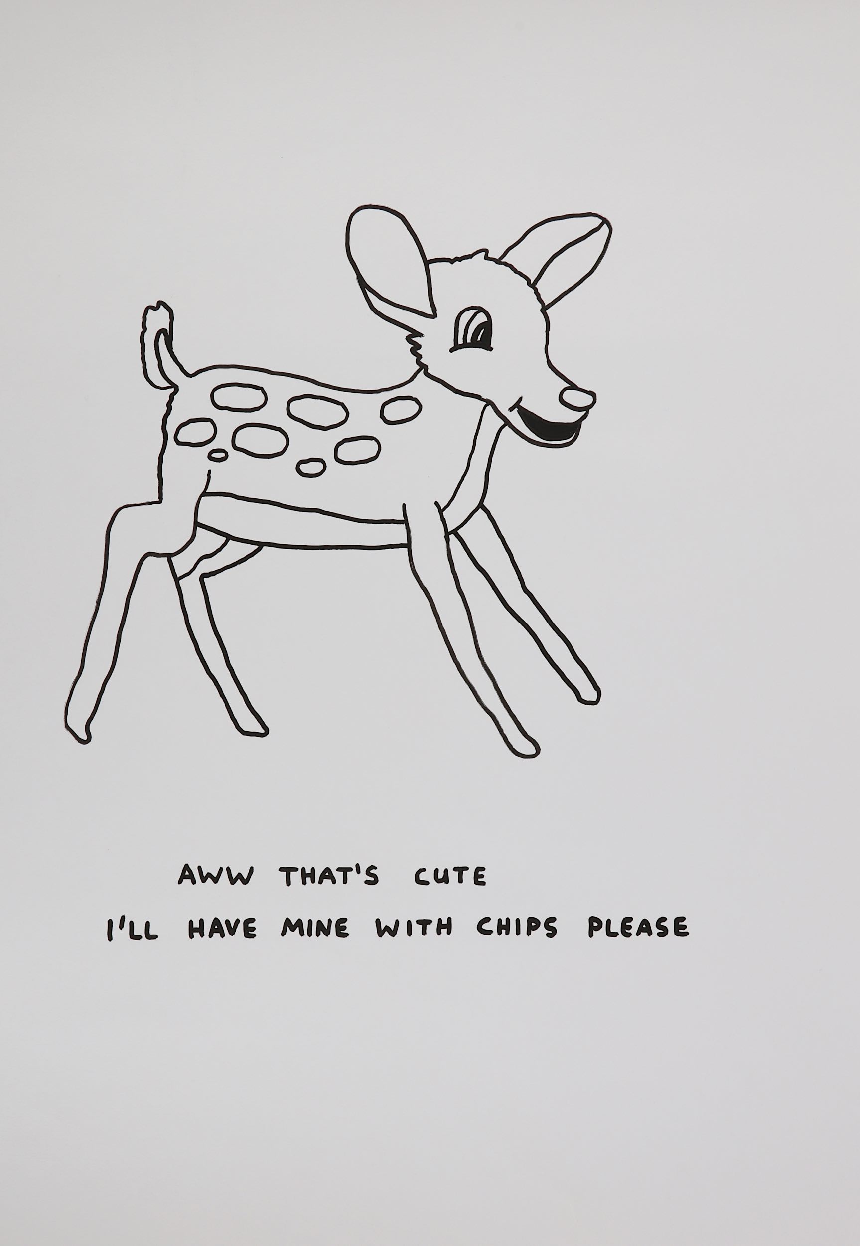 Ian Stevenson (British), 'Aww That's Cute I'll Have Mine With Chips Please', 2014