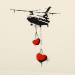 Martin Whatson (Norwegian b.1984), 'Mini Chinook Hearts (Red)'