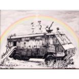 Banksy (British b.1974), 'Police Riot Van (Dismaland Gift Print)', 2015