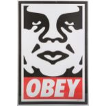 Shepard Fairy (American b.1970), 'Obey', 2016