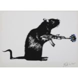 Blek Le Rat (French b.1951), 'The Warrior', 2018