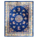 A MODERN CHINESE CARPET approx: 10ft.2in. x 8ft.2in.(309cm. x 248cm.) Good colour combination and