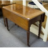 A Victorian mahogany Pembroke table,