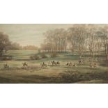 Godfrey Douglas Giles (1857-1941)/The Beaufort Hunt/published 1911/set of four coloured prints,