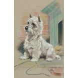 Mabel Gear (1900-1997)/Highland Terrier/signed/watercolour,