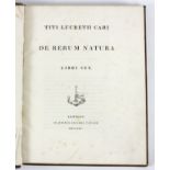 Lucretius Carlos Titus, Titi Lucreti Cari De rerum natura libri sex, Richard Taylor, London,