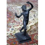 A bronze 'The Dancing Faun', Sommer Foundry, Naples,