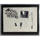 Aileen Lipkin (South African 1933-1994)/Abstract Collage/signed and dated '77/mixed media,