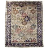 A Keyseri Art silk rug, West Anatolia, circa 1920,