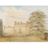 Early 20th Century English School/Haughton Hall, Salop/watercolour,