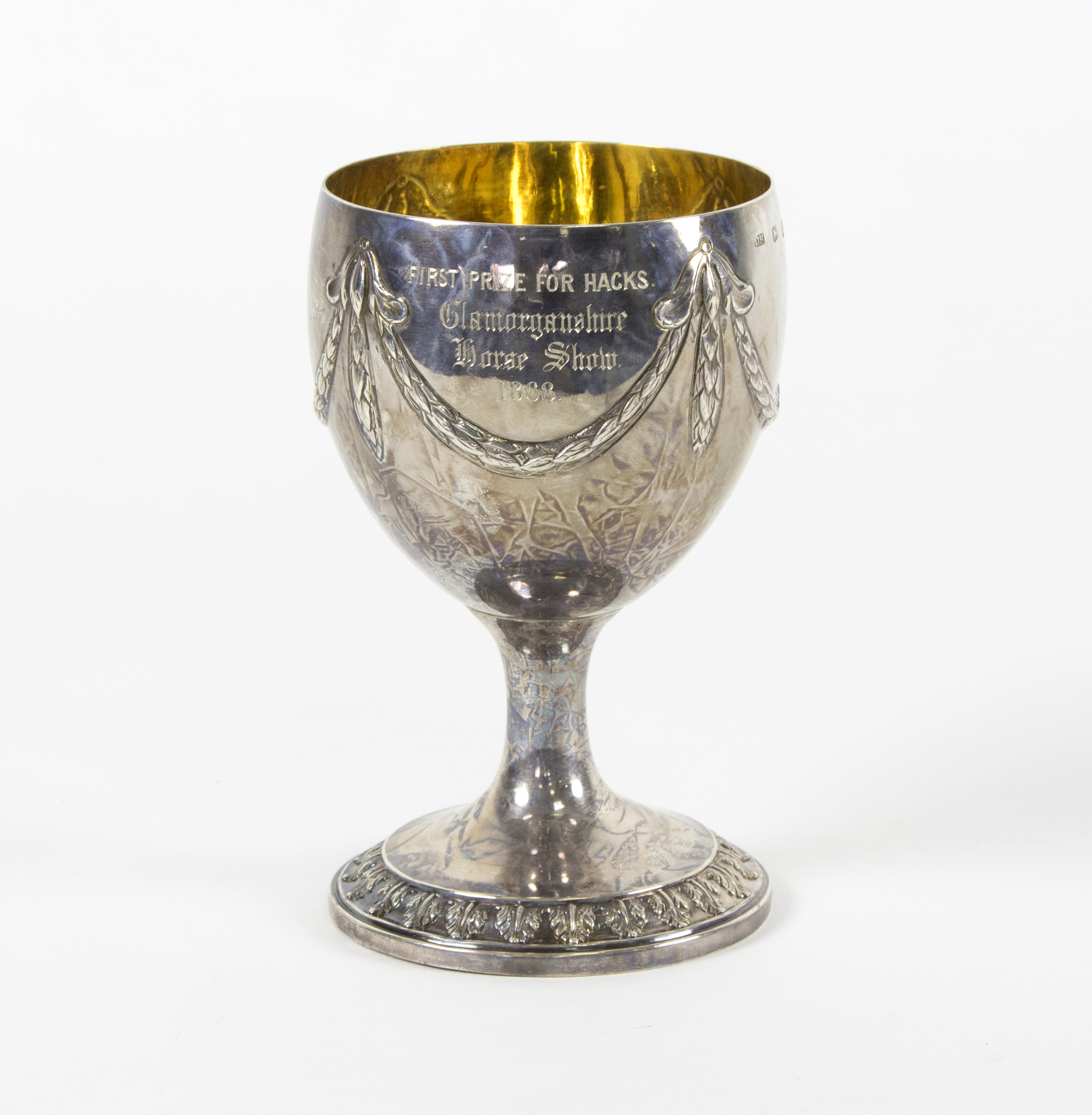 A Victorian silver trophy, awarded to 'Skewball,