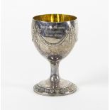 A Victorian silver trophy, awarded to 'Skewball,
