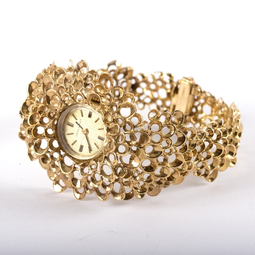 A lady's 9ct gold cased wristwatch, 1960s, - Image 2 of 4