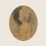 Manner of John Downman (1750-1824)/Portrait of Lady Charlotte Maria Waldegrave,