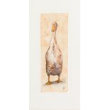 Yvonne Edwards (British, born 1949)/Runner Duck/initialled/watercolour,