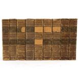 Phillips (Sir Richard) New Voyages and Travels…, 9 volumes, n.d. (c. 1823) 8vo., cont.