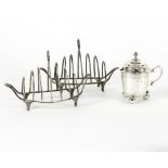 A Victorian silver mustard pot, GF London 1863,