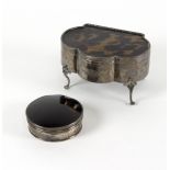 A silver and tortoiseshell dressing table box, Goldsmiths & Silversmiths Co. Ltd.