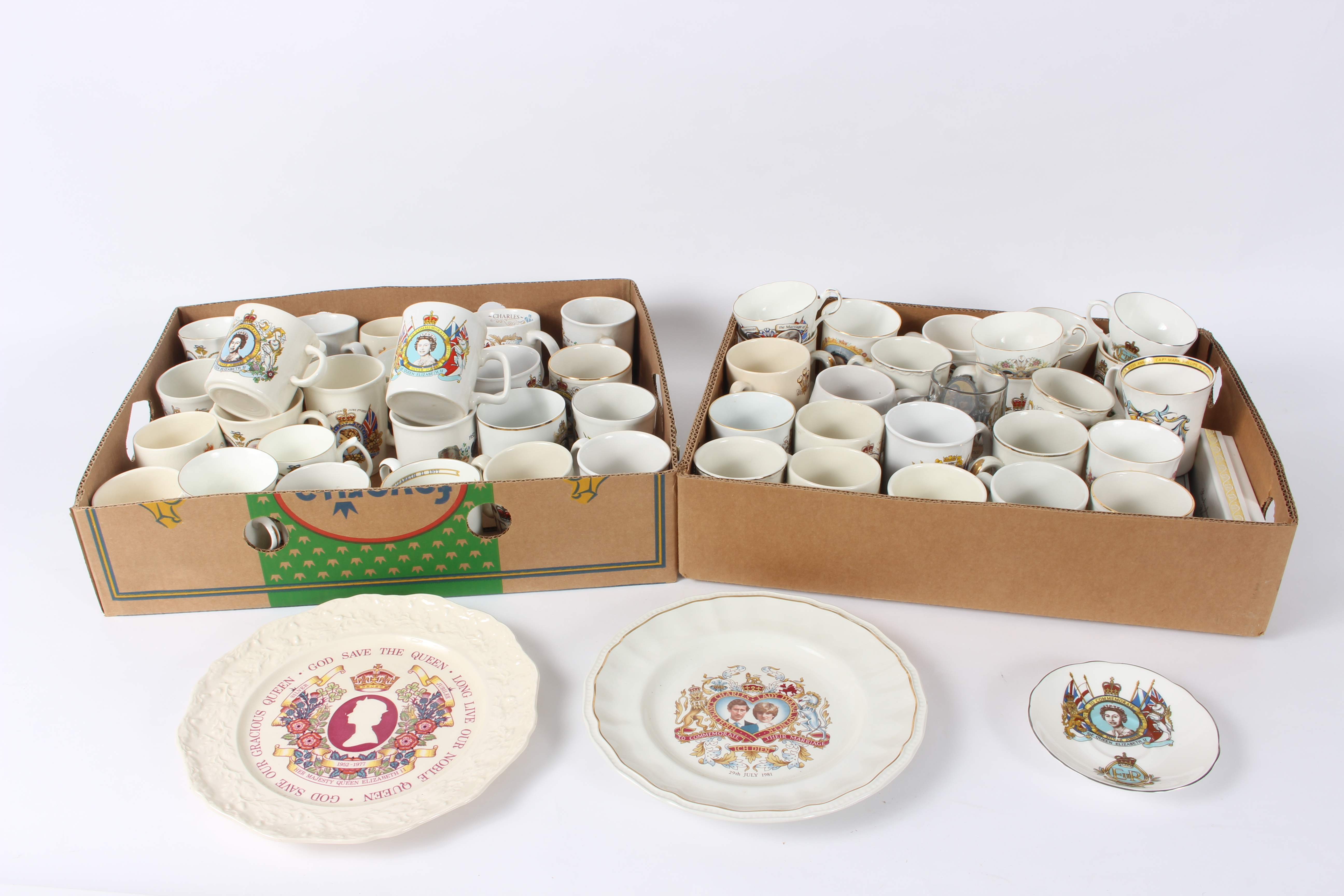 A large collection of Royal Commemorative ceramics, 20th Century,