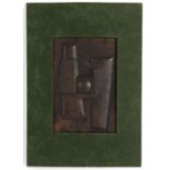 Edoardo Villa (South African 1915-2011)/Abstract Composition (1980)/numbered 18/100/bronze relief,